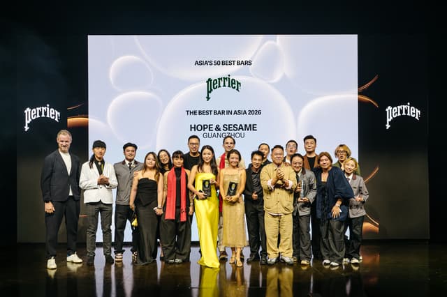 HOPE & SESAME IN GUANGZHOU TAKES THE NO.1 SPOT AT ASIA'S 50 BEST BARS 2026