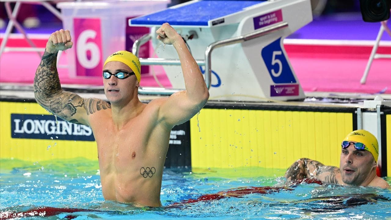 'My time': young gun usurps Chalmers in 100m free final