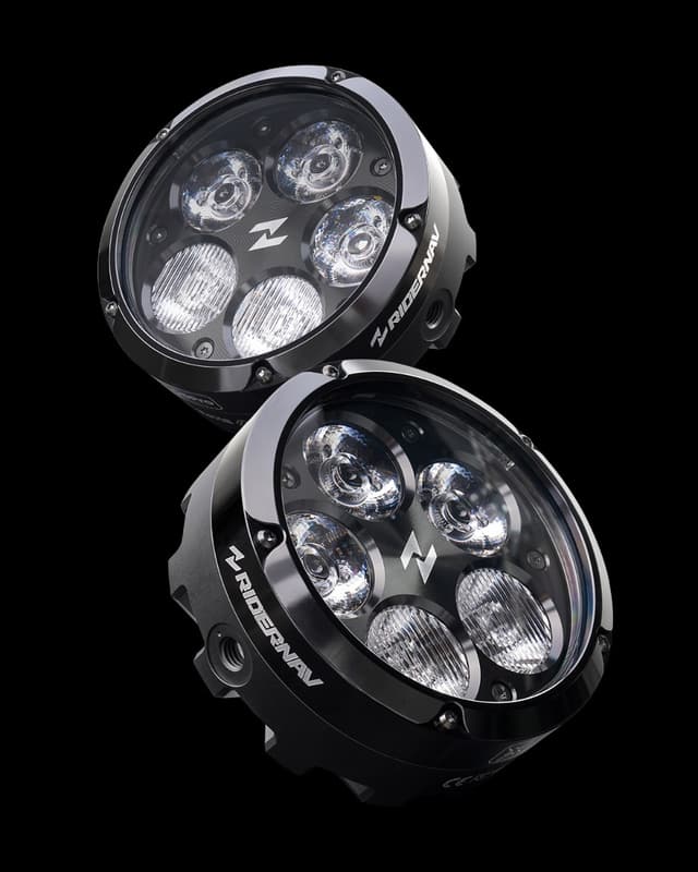 RiderNav Launches Q5 Pro: 22,000-Lumen Auxiliary Lights for Any Motorcycle, with Native BMW Wonder Wheel Control