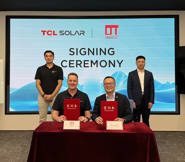 DT Infrastructure (DTI) awards TCL Solar landmark 720MW Smoky Creek and Guthrie's Gap Projects, accelerating the future of Back Contact solar technology