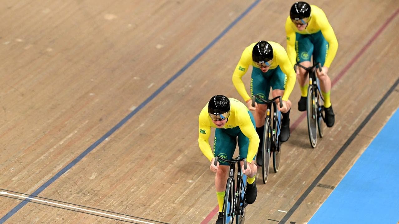 Australia qualify fastest in men's team sprint at Games