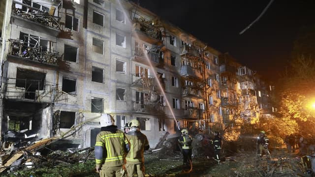 Russia hits Ukrainian capital with missiles and drones