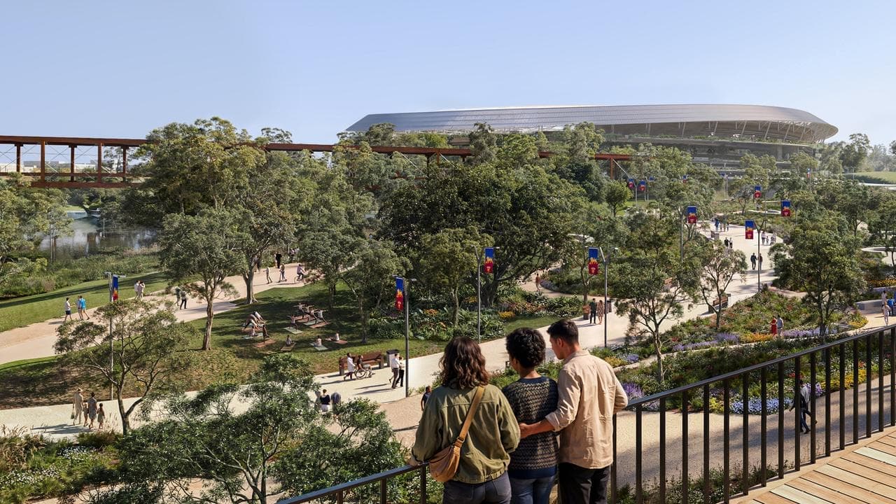Vision for Olympic site shown as critics slam 'fantasy'