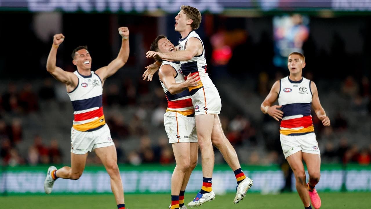 Crows cruise past Bombers to go fourth in AFL
