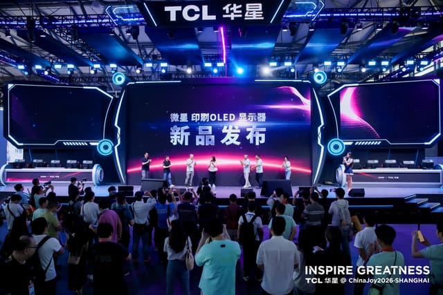 TCL CSOT and MSI Join Forces to Launch World's First 27" 4K 120Hz IJP OLED High-End Professional Monitor at ChinaJoy 2026