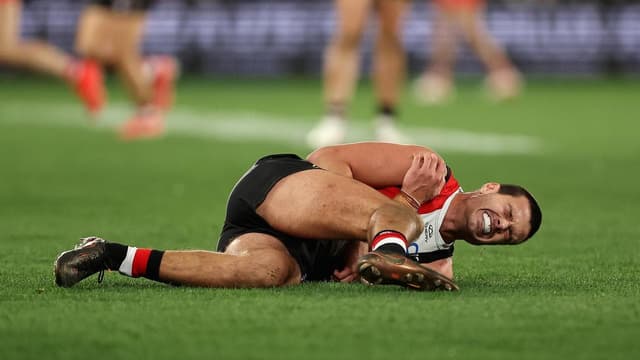 Brave warrior: Saints star Silvagni keen to face Blues