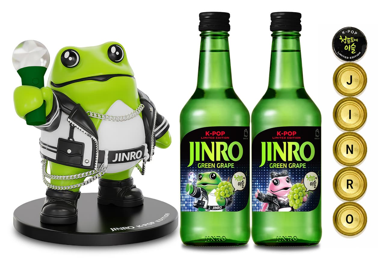 JINRO Unveils Global Limited-Edition 'K-POP Star Toad' Green Grape