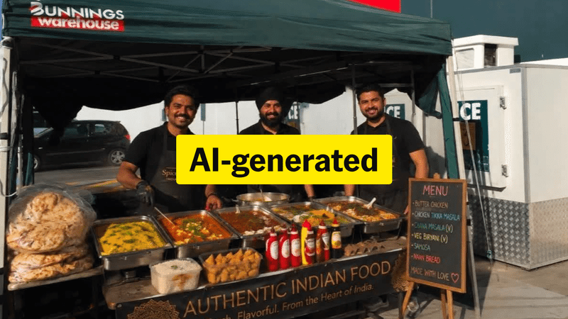 AI slop serves up anti-migrant sentiment at Bunnings