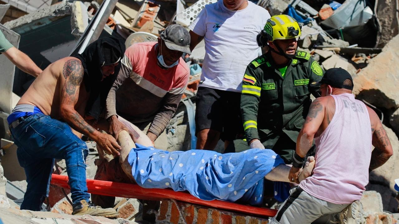 Colombia rescue efforts press on after deadly quake