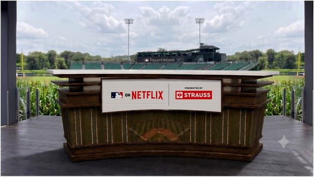 STRAUSS STEPS UP TO THE PLATE AS PRESENTING SPONSOR OF NETFLIX'S MLB AT FIELD OF DREAMS PREGAME AND POSTGAME COVERAGE
