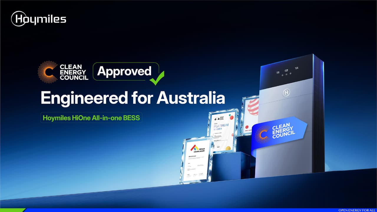Hoymiles HiOne All-in-One Residential Storage System Receives CEC Approval, Bringing Smarter Energy Independence to Australian Homes