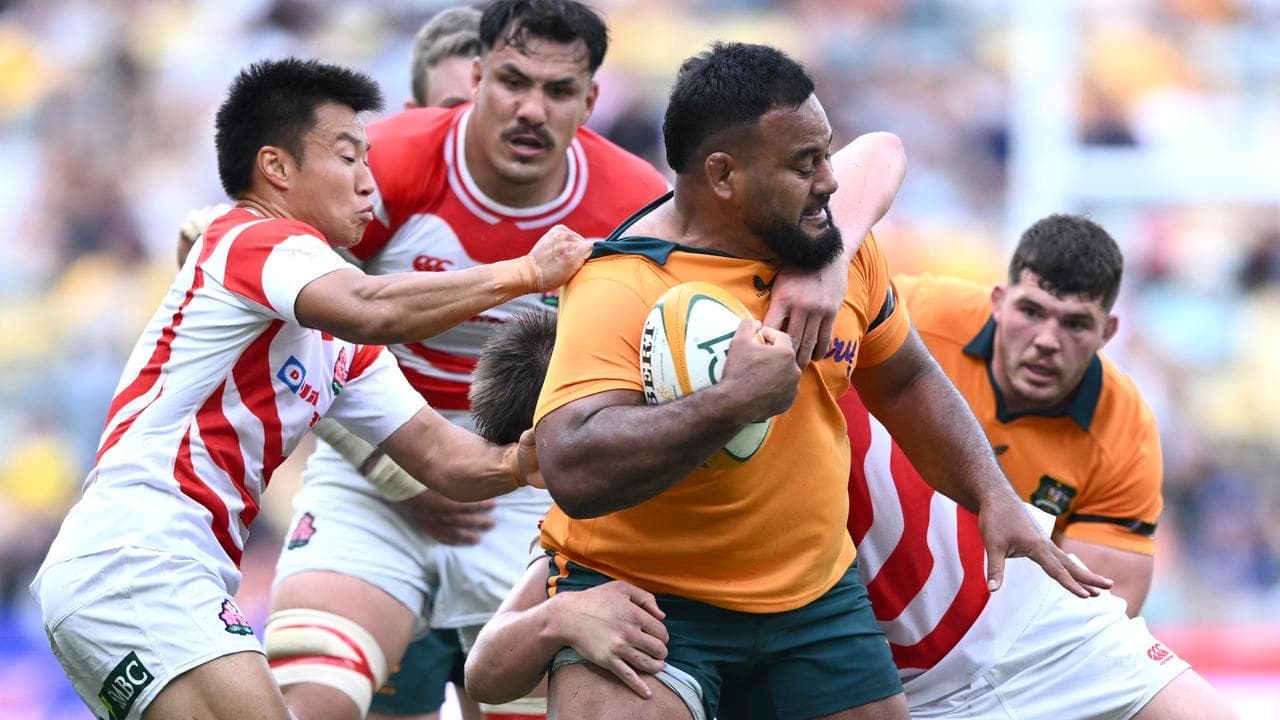 Jones' shout as Tupou powers Wallabies past Japan