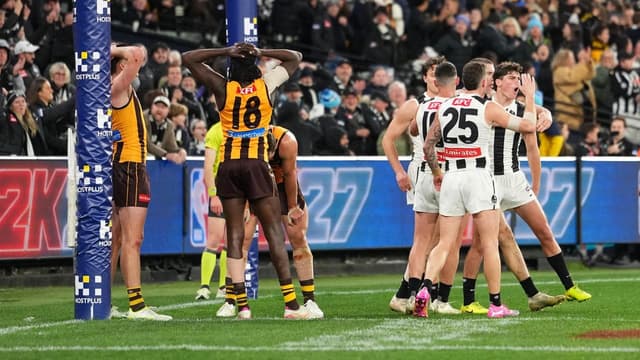 Yet Moore MCG drama as Magpies, Hawks draw again