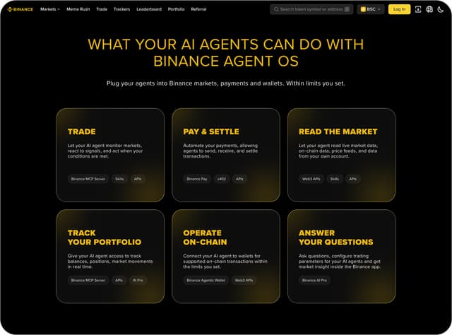 Binance Introduces Agent OS to Connect AI Applications to Financial Infrastructure