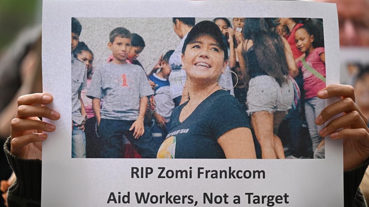 Israel can 'check' reparations for aid worker's death