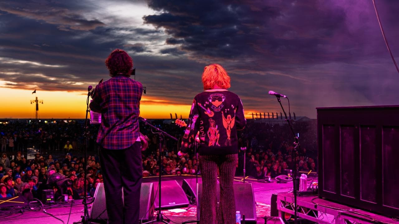 Sun steals show as gates reopen at rain-soaked festival