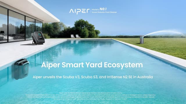 Aiper unveils next-generation smart outdoor care solutions, expanding the Aiper Smart Yard Ecosystem