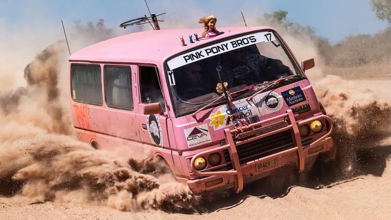 Dated and dented: cars complete tough rally for a cause