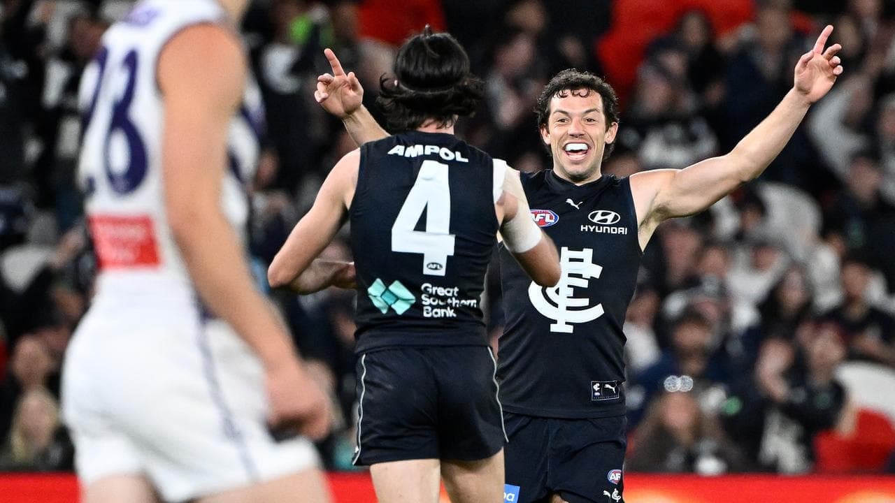 Red-hot Blues topple AFL minor premiers ahead of finals