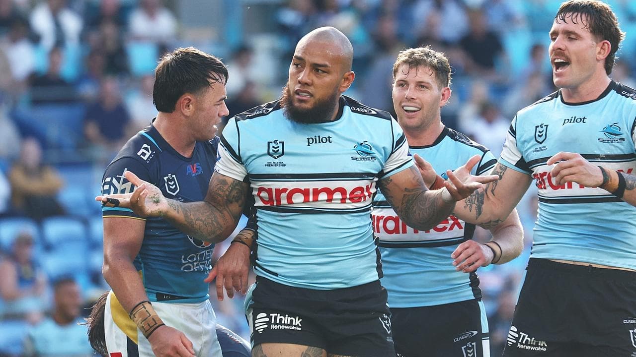 Sharks rally to beat Titans, stay in NRL top-four race