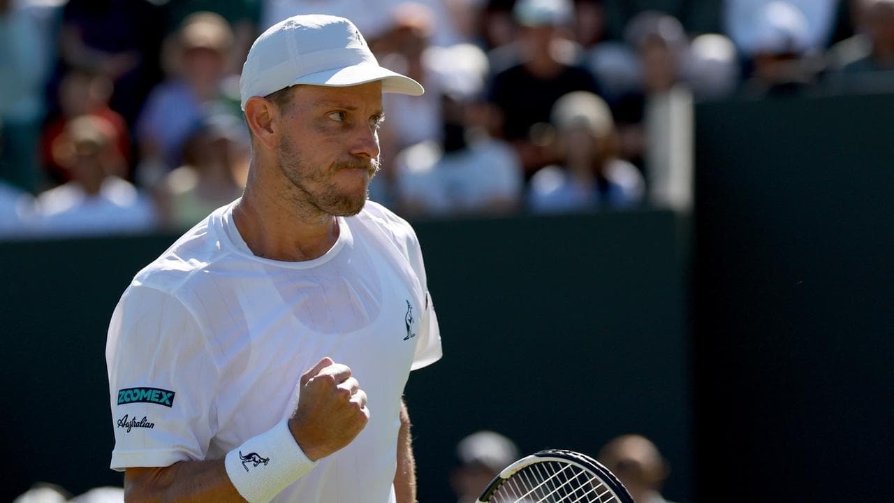 Top seed out, California dream alive for Aussie veteran