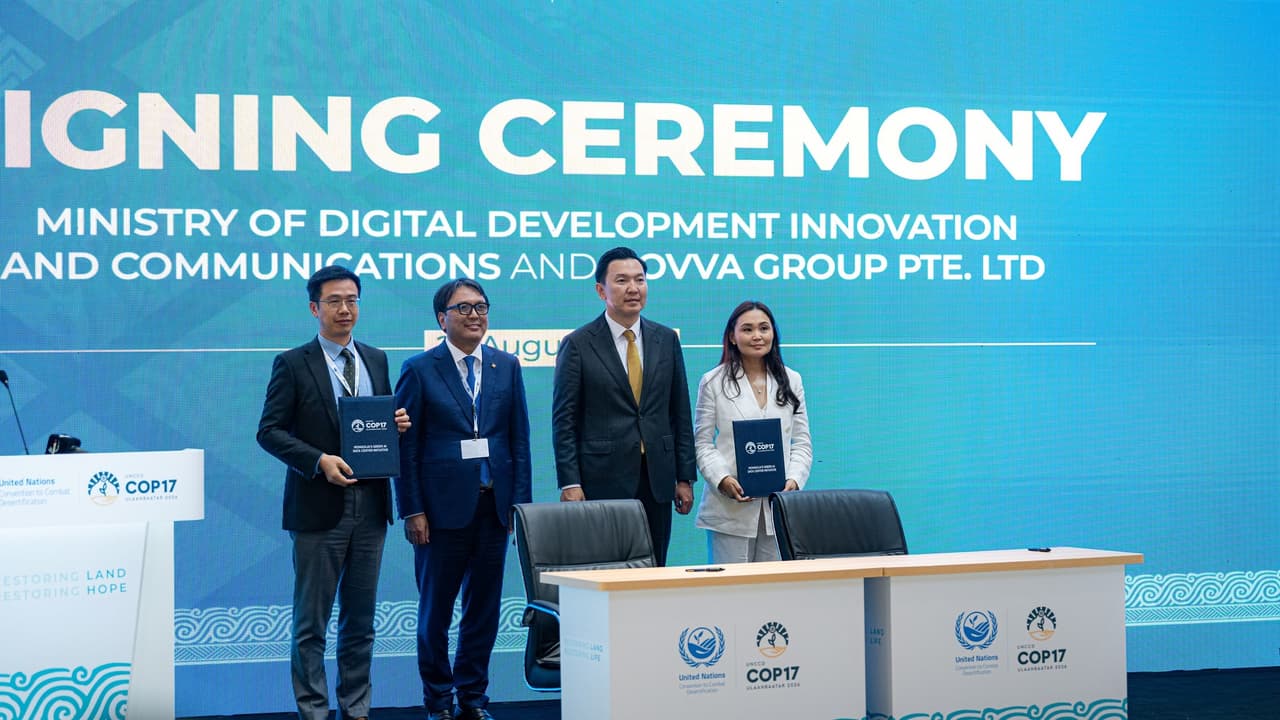 NOVVA Group and Mongolia's MDDIC sign MOU on clean-powered AI infrastructure, supporting Mongolia's "Sovereign by Design" green AI data centre initiative
