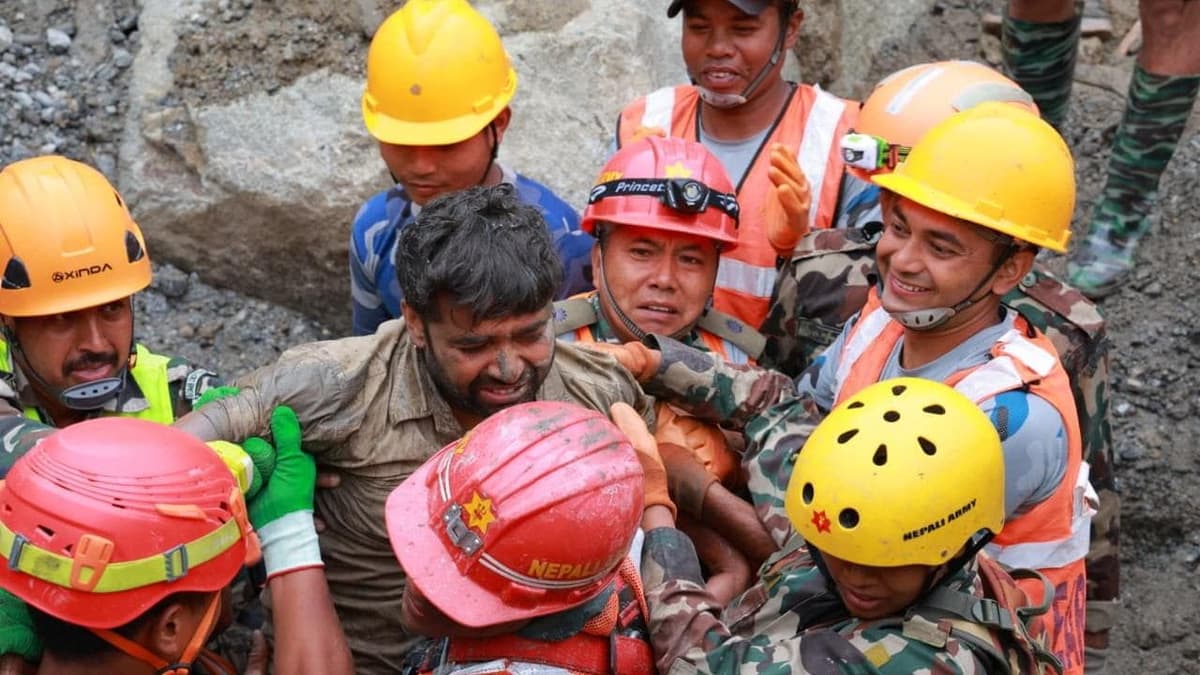 Miracle nine days on as two workers rescued in Nepal