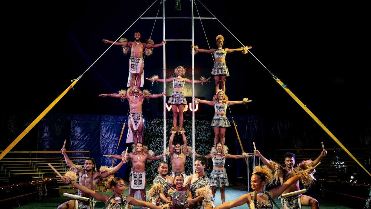 Fijian circus takes off, as crowds build for Riverfire