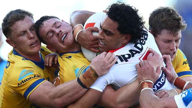 Tyrell Sloan's parting gift as Dragons stun Eels