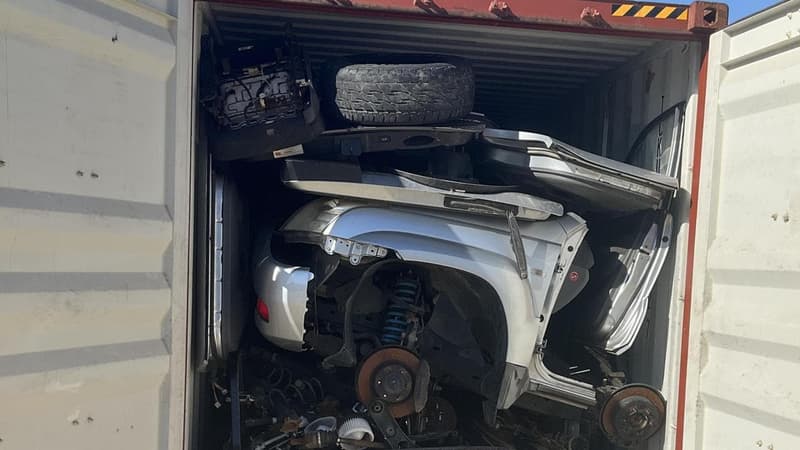 Shipping containers of stolen cars turning up overseas