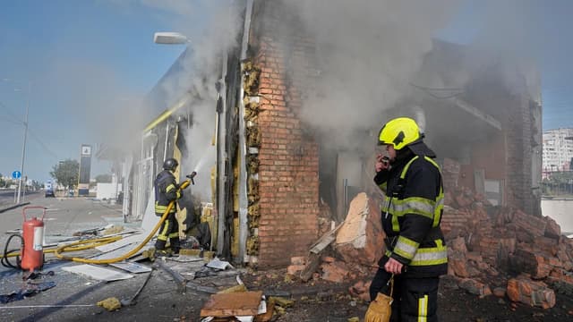 Russia escalates attacks with Kyiv petrol stations hit