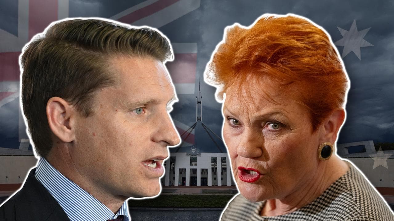 'Not fit to be PM': Liberal's feud with Hanson deepens