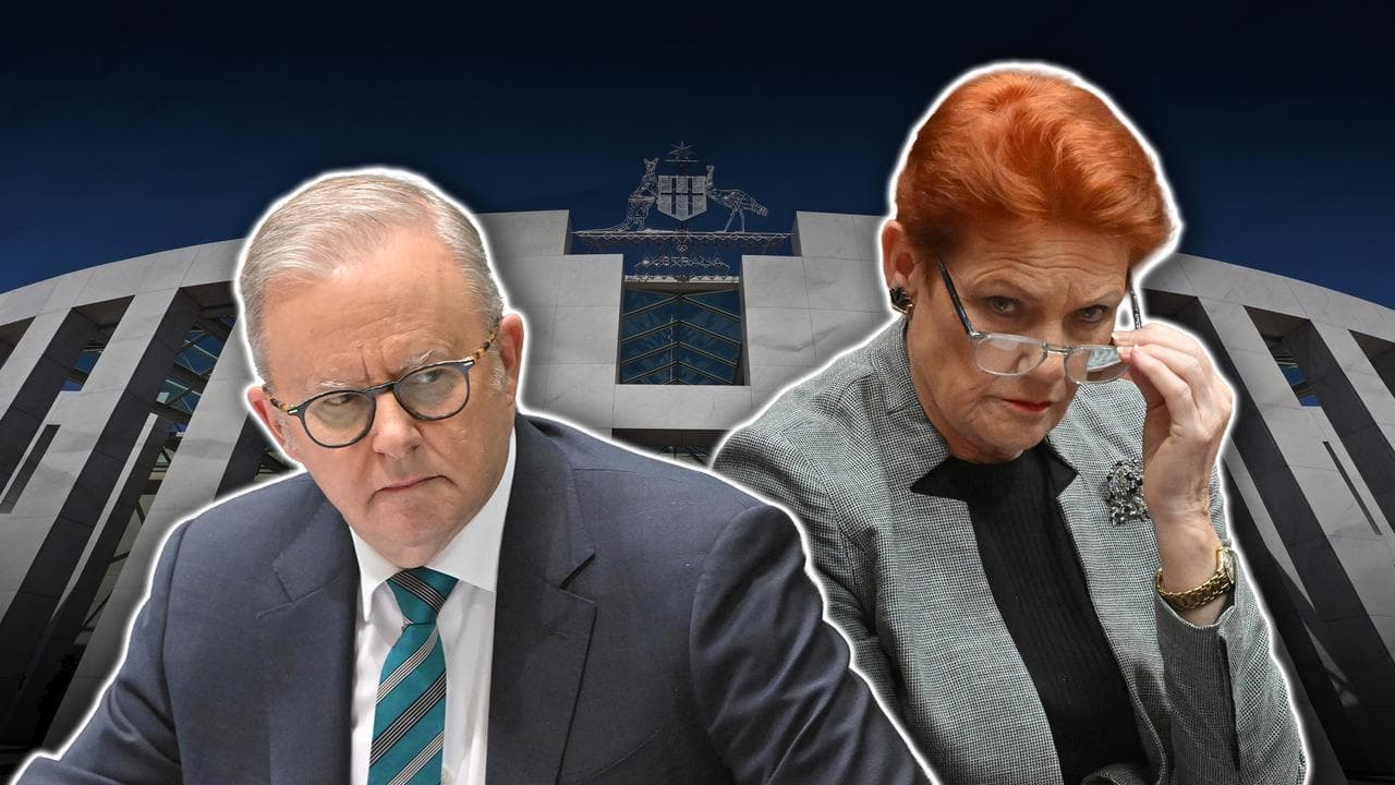 'Out of her league': PM defends mum after Hanson attack