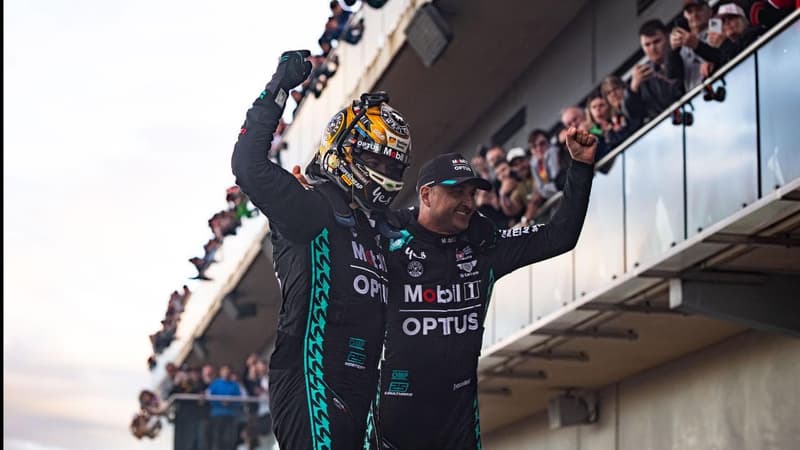 'Monsoon weather': Supercars champ wins The Bend 500