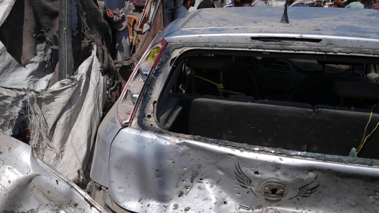 Israeli military targets two Hamas members in Gaza City