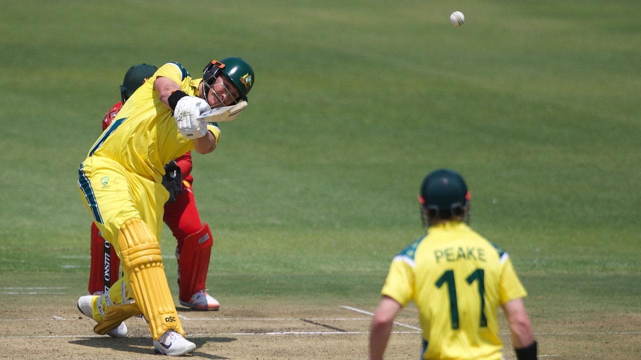Renshaw ton sets up Australia victory in Zimbabwe ODI
