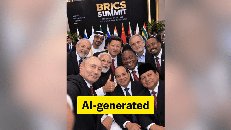 Russian embassy’s Putin selfie is an AI-generated fake