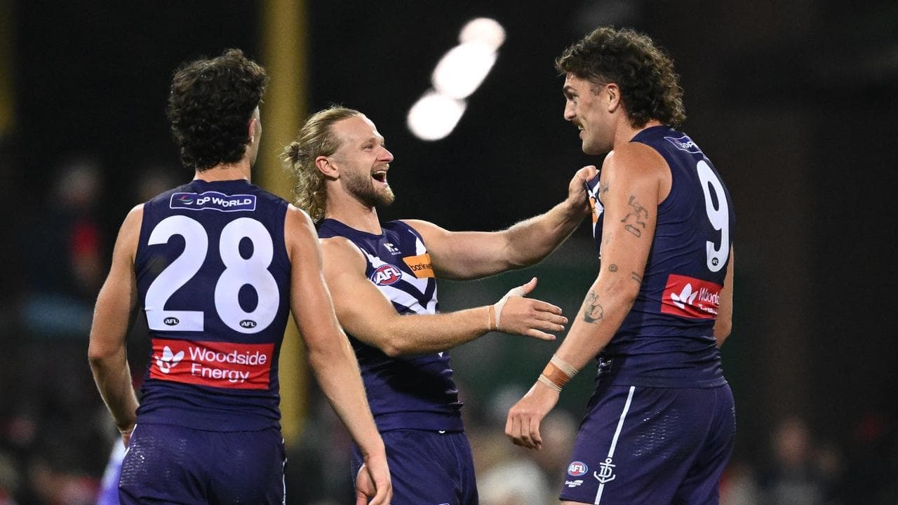 Young plays down 'fluke' game-turning goal for Dockers