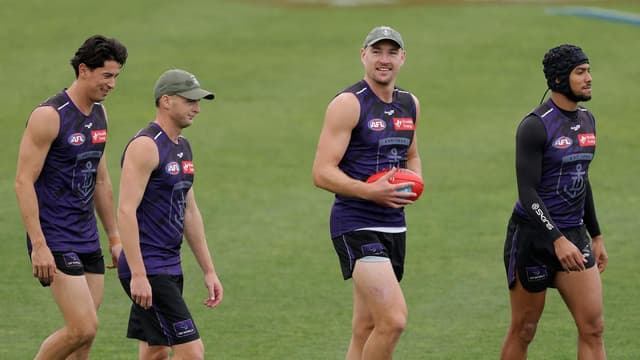 Does smiling Brennan Cox hint to a late Dockers switch?