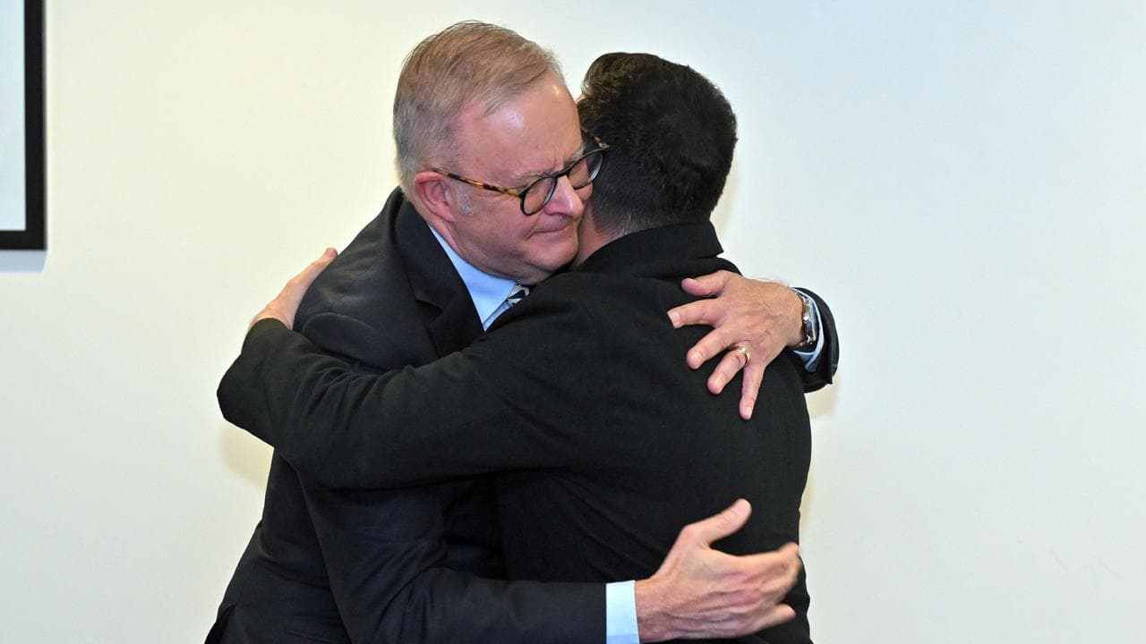 'My friend': Albanese emotional as he praises Zelenskiy