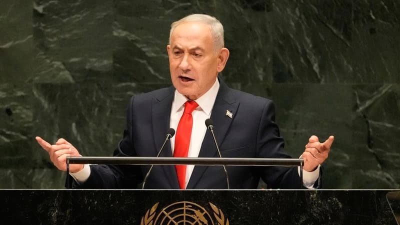 At UN, Netanyahu defends Israel as delegates walk out