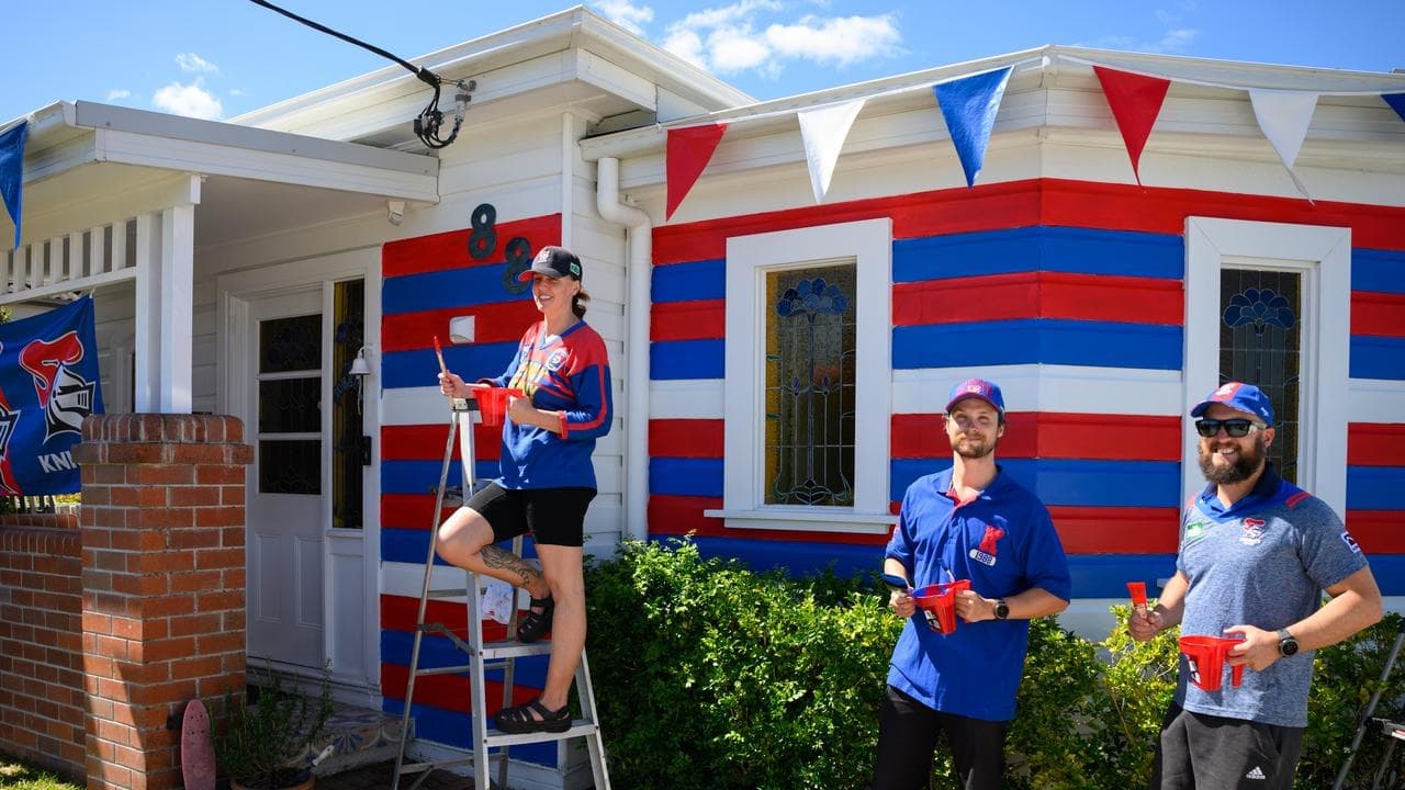 Ink and paint to the fore as Knights fans dare to dream