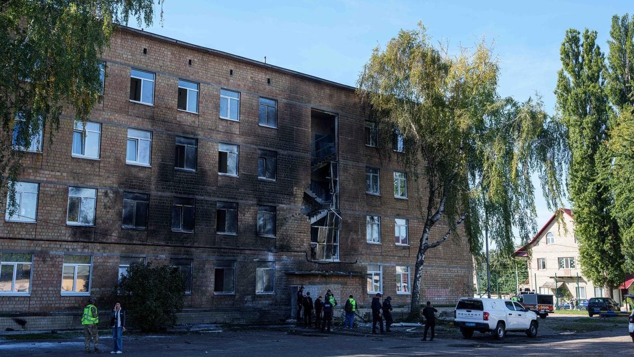 Russia hits Kyiv school in relentless aerial campaign