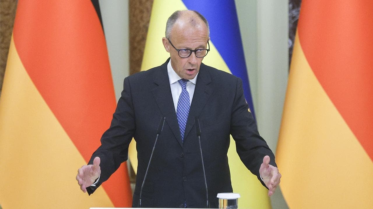 Merz urges Russia halt 'barbaric attacks' on Kyiv visit