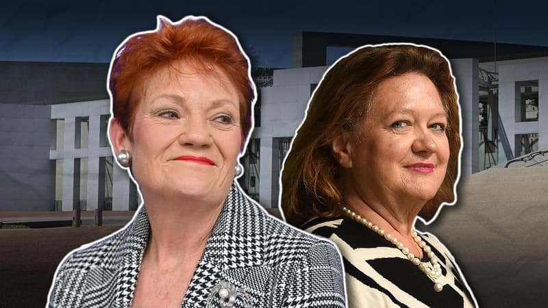 One Nation to shuffle deck, rent Gina Rinehart office