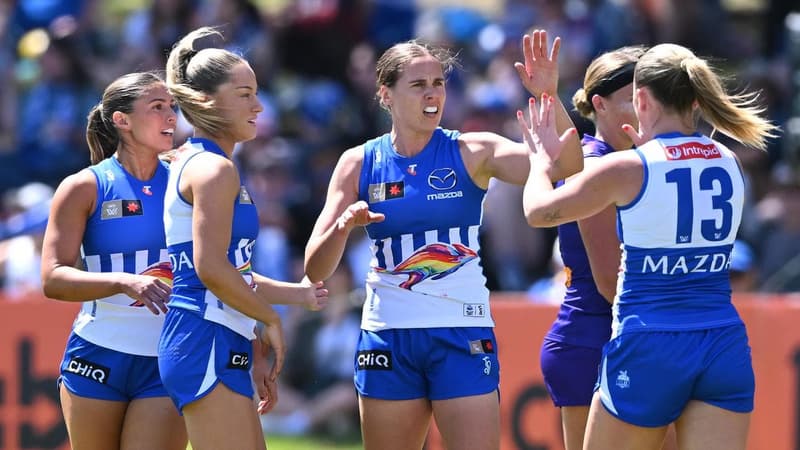 Roos defeat Dockers, Blues down Swans in Sydney