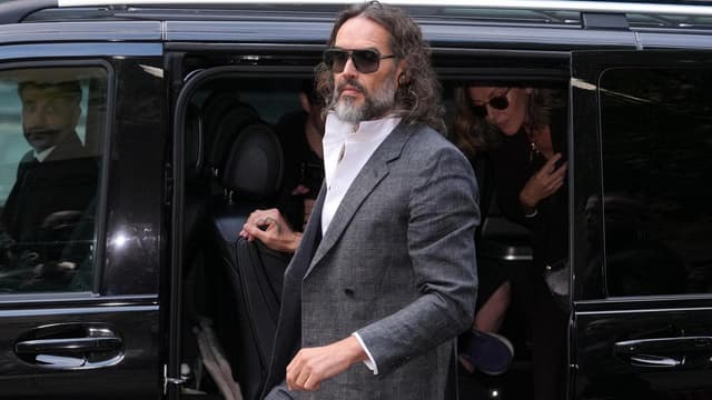 Russell Brand fronts court for rape, sex assault trial