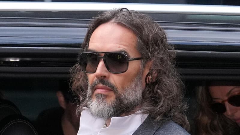Russell Brand arrives for second day of rape trial