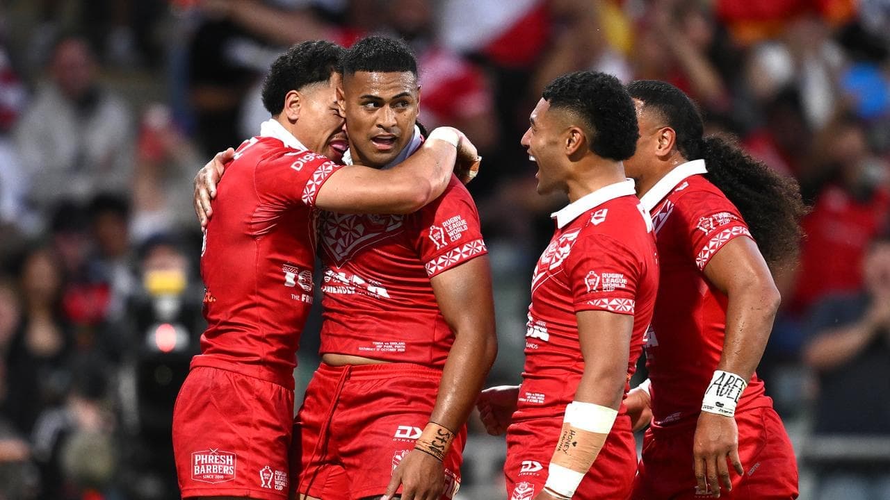Tonga crush England in World Cup game of death