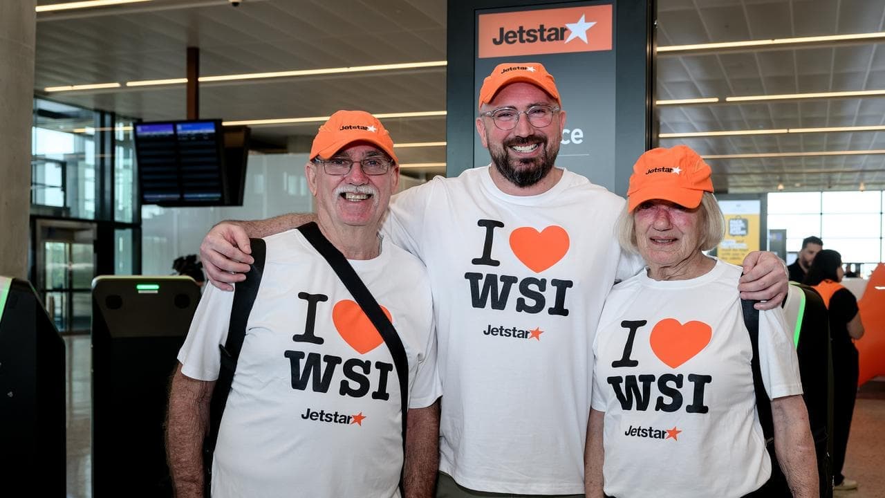 First flight takes off from 'Australia's best airport'